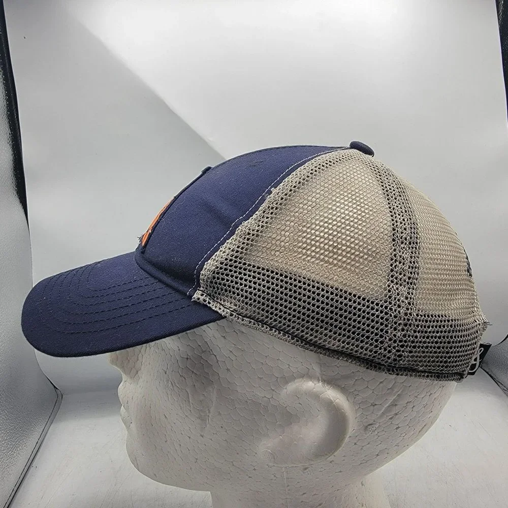 Hook And Tackle Adults Blue White Hat Cap Fishing Casual Comfort Outdoors